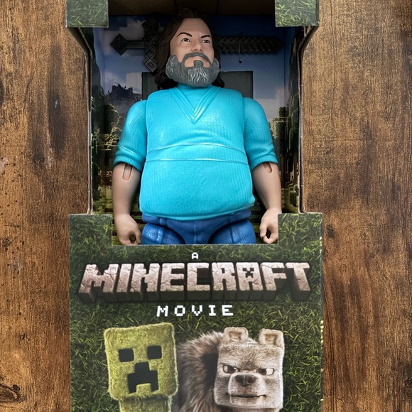 Mattel Minecraft Movie Action Figure - Blue and Gray - Picture 1 of 4